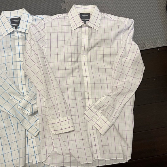 4 x Mens Bonobos Daily Grind Wrinkle-Free Slim Fit Dress Shirt 16 35 - Picture 2 of 11